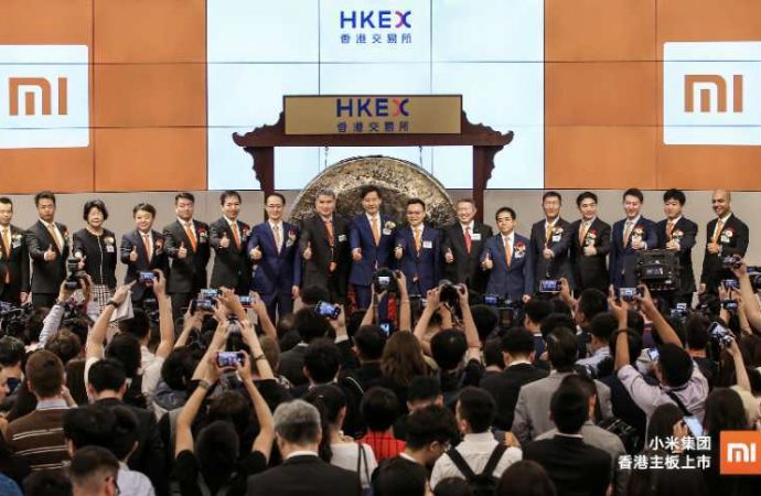 小米上市  开盘跌破招股价